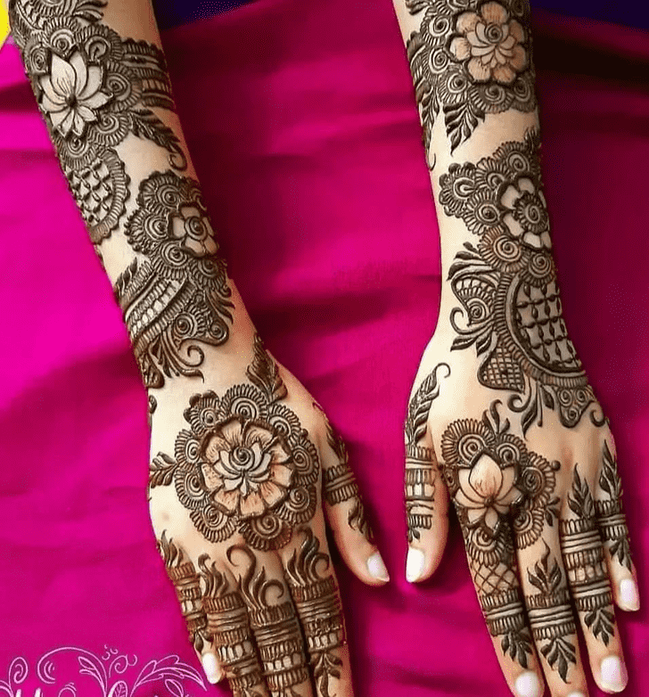 Arm Bhai Dooj Special Henna Design