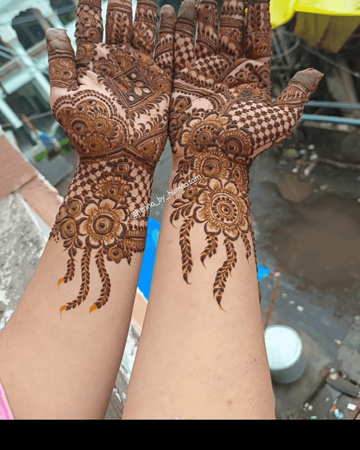 Magnificent Bhai Dooj Special Henna Design