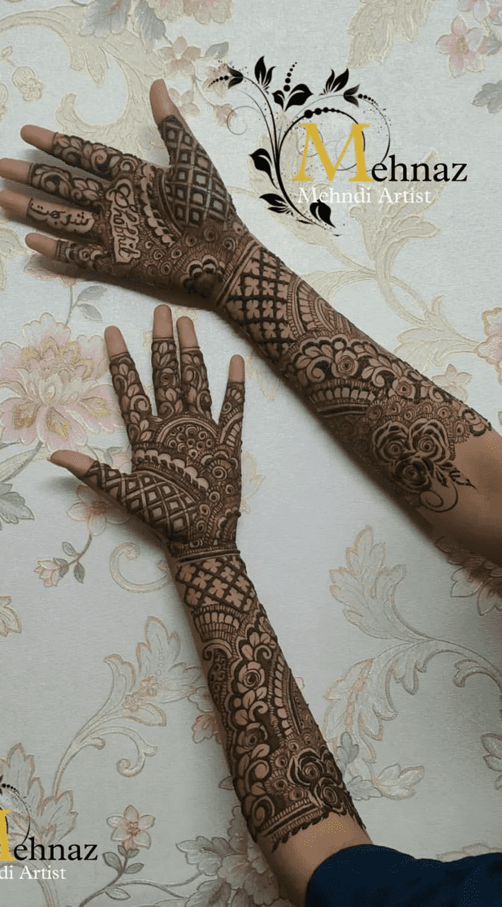 Pleasing Bhai Dooj Special Henna Design