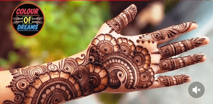 Shapely Bhai Dooj Special Henna Design