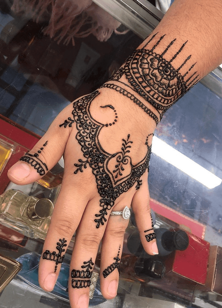 Fine Bharatpur Henna Design
