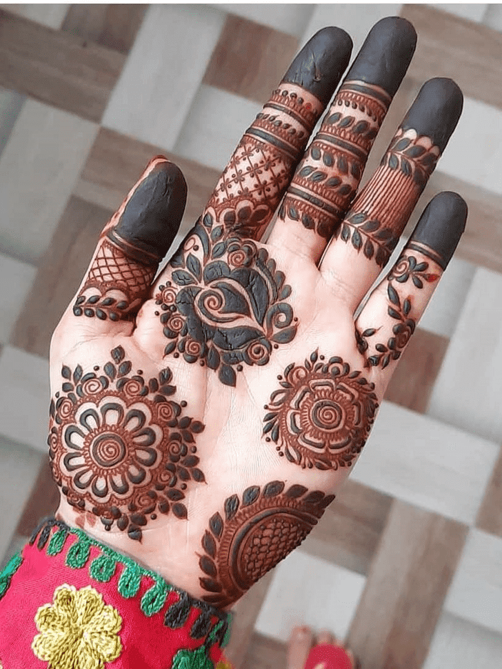 Nice Bharatpur Henna Design