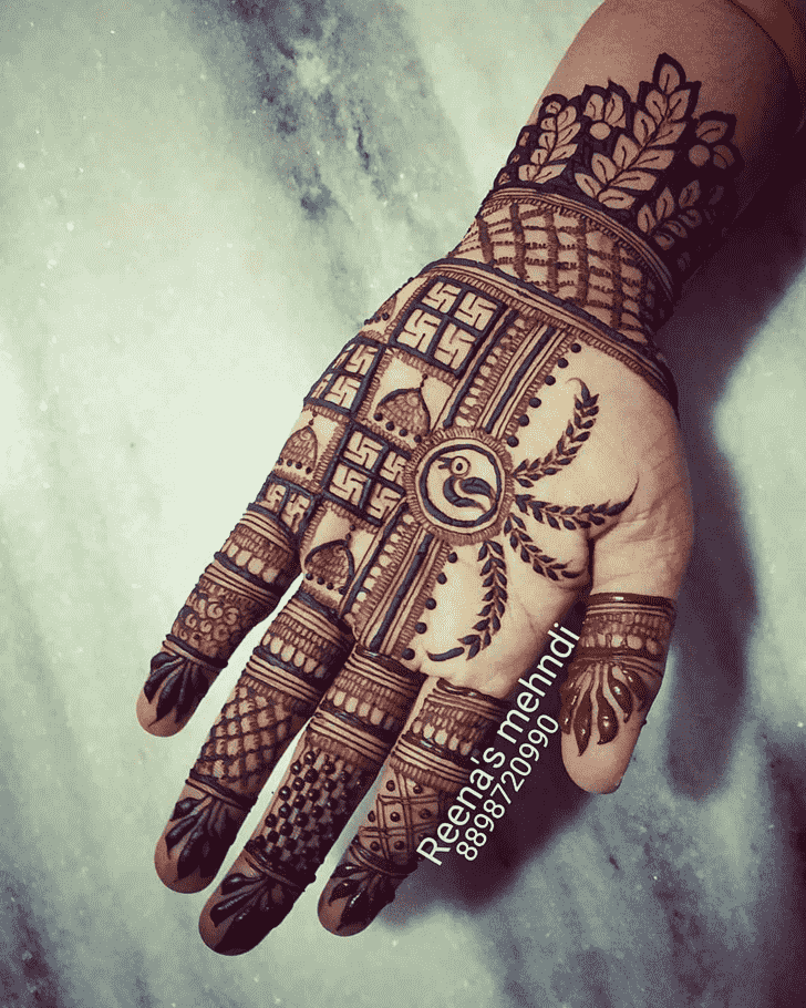 Charming Bhopal Henna Design