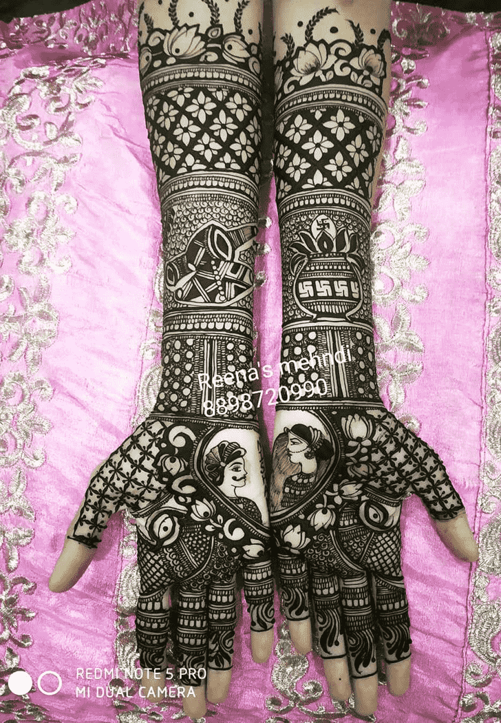 Dazzling Bhopal Henna Design
