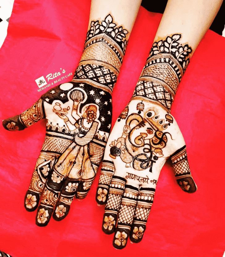 Arm Bhopal Henna Design