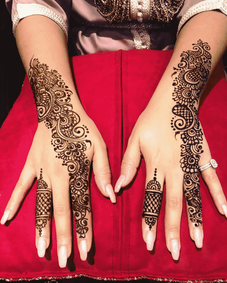 Pleasing Bhopal Henna Design