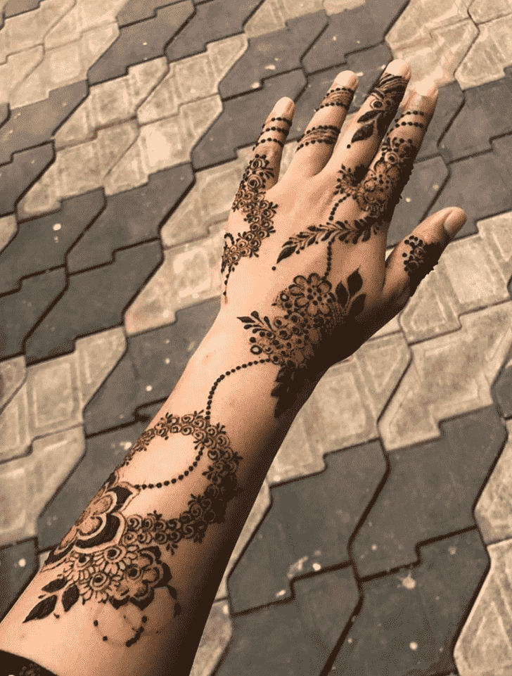 Pleasing Bhubaneswar Henna Design