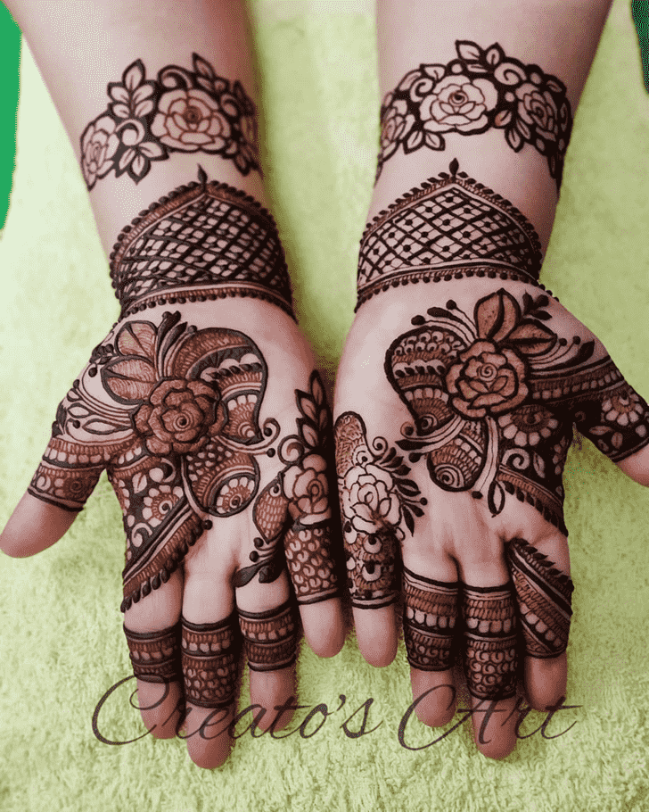 Slightly Bhubaneswar Henna Design