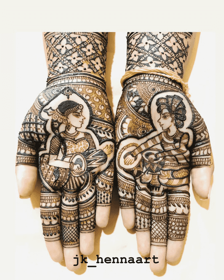 Graceful Bhuj Henna Design