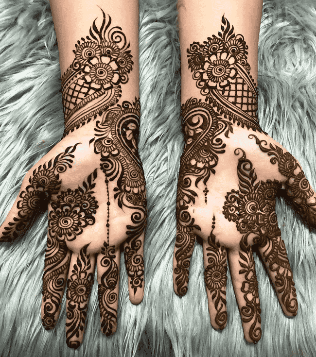Bewitching Biratnagar Henna Design