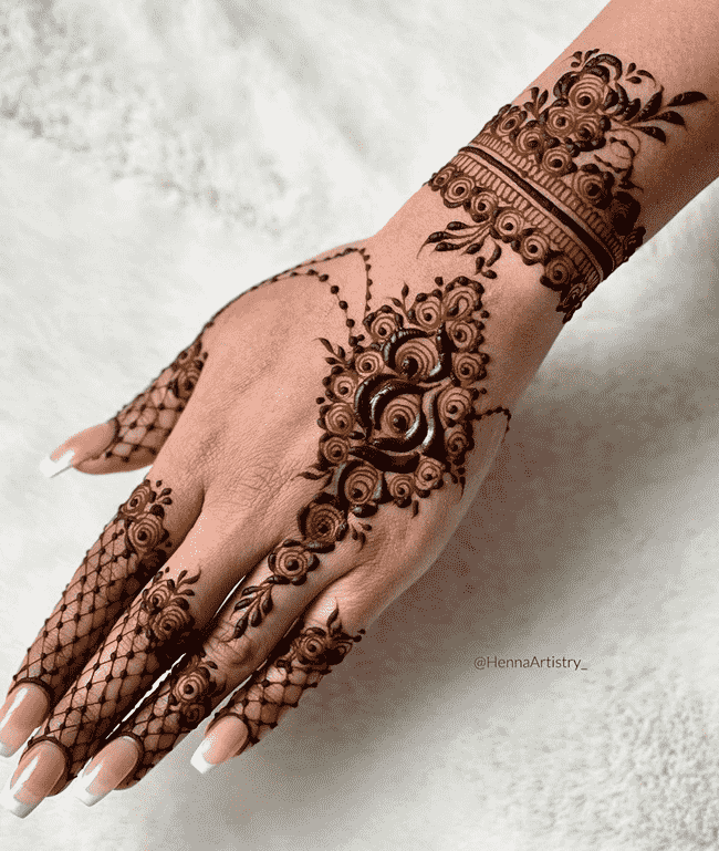 Charming Biratnagar Henna Design
