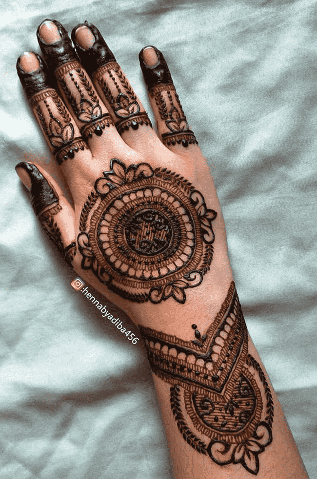 Slightly Biratnagar Henna Design