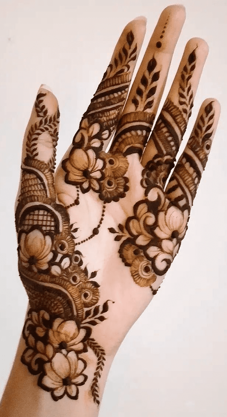 Refined Birgunj Henna Design