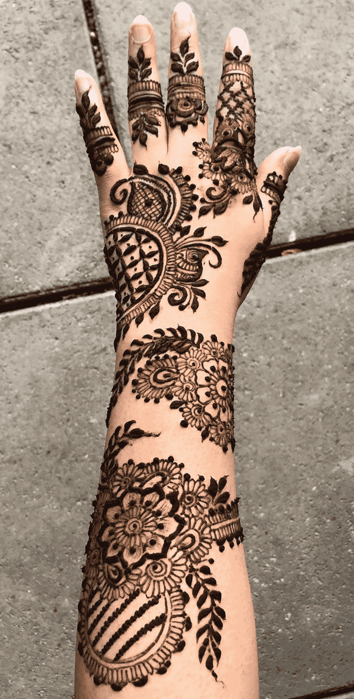 Arm Bogra Henna Design