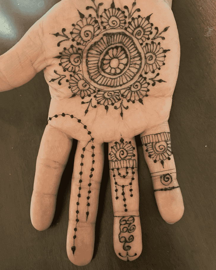 Pleasing Bogra Henna Design