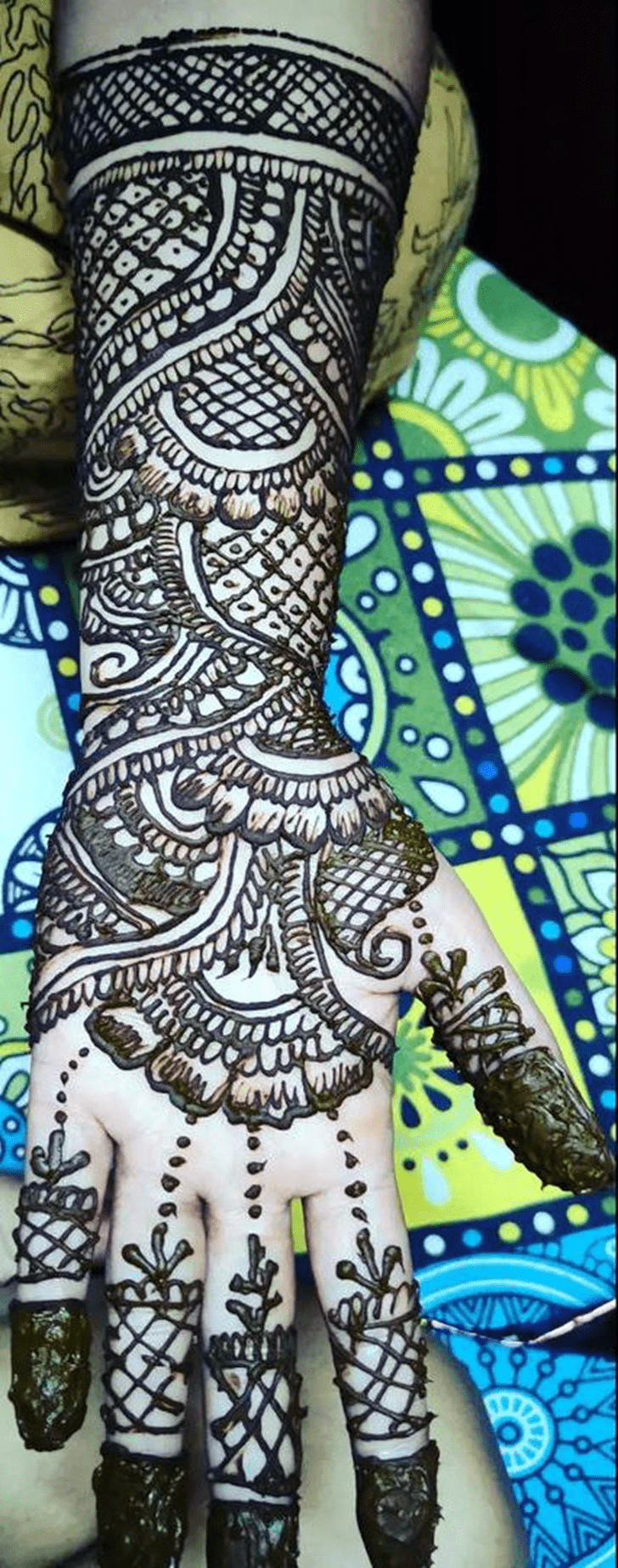 Arm Bold Full Arm Henna Design