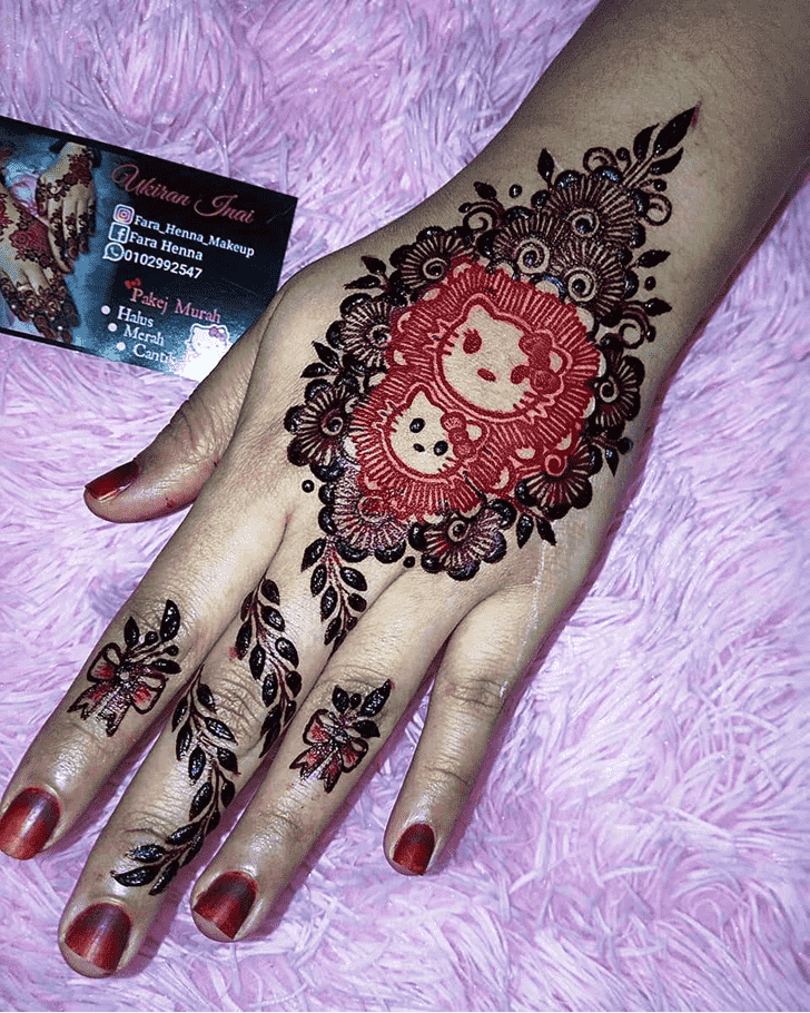 Alluring Bollywood Henna design