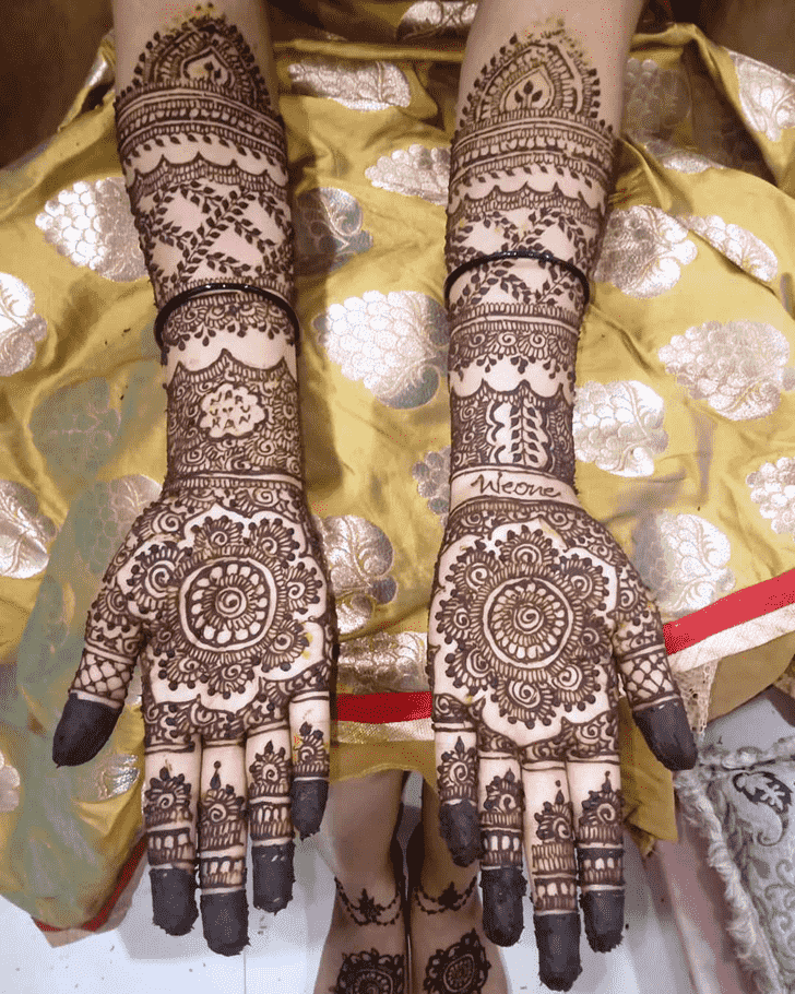 Graceful Bollywood Henna design