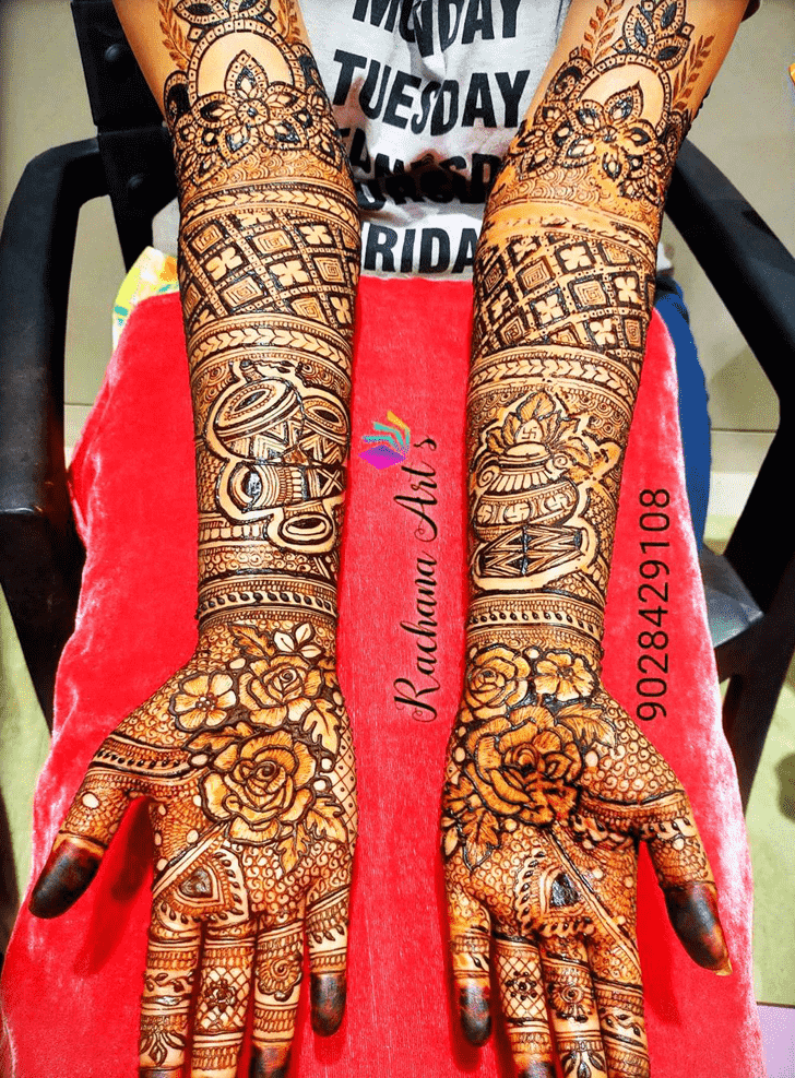 Ideal Bollywood Henna design