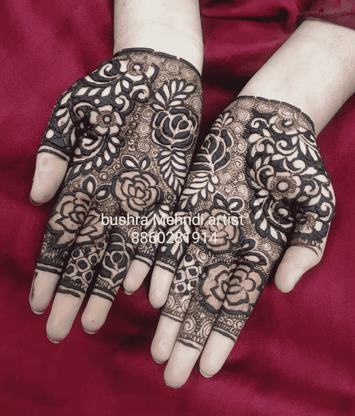 Marvelous Bollywood Henna design