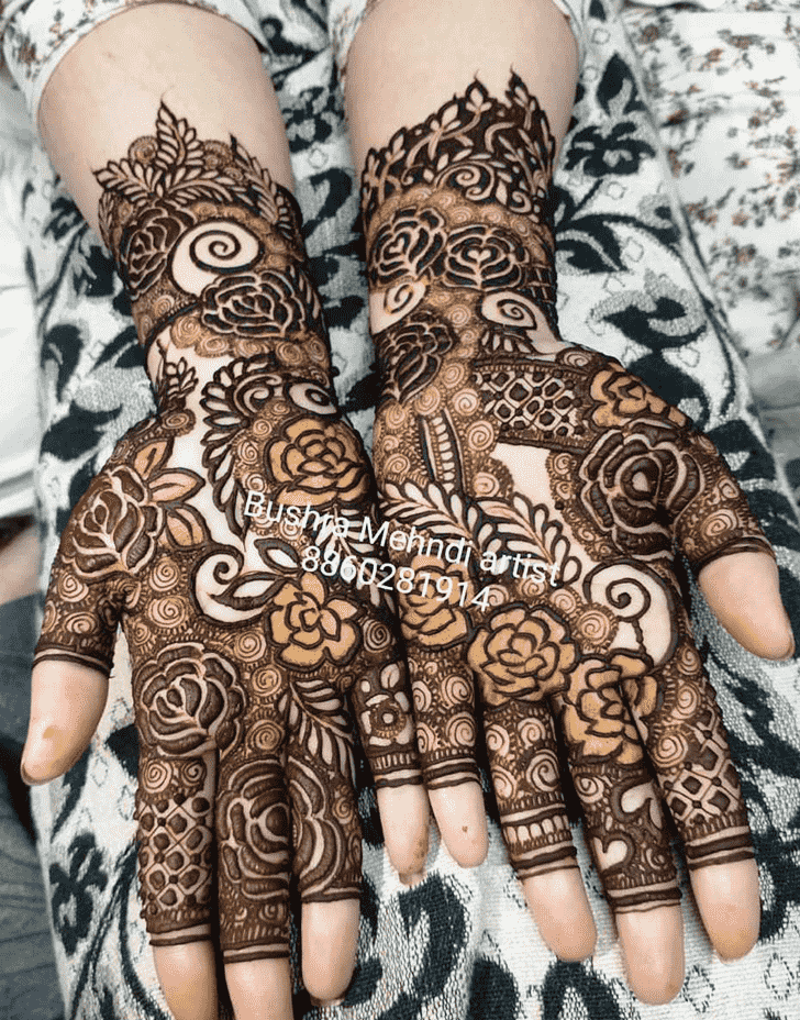 Mesmeric Bollywood Henna design