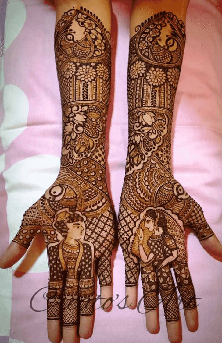 Pretty Bollywood Henna design