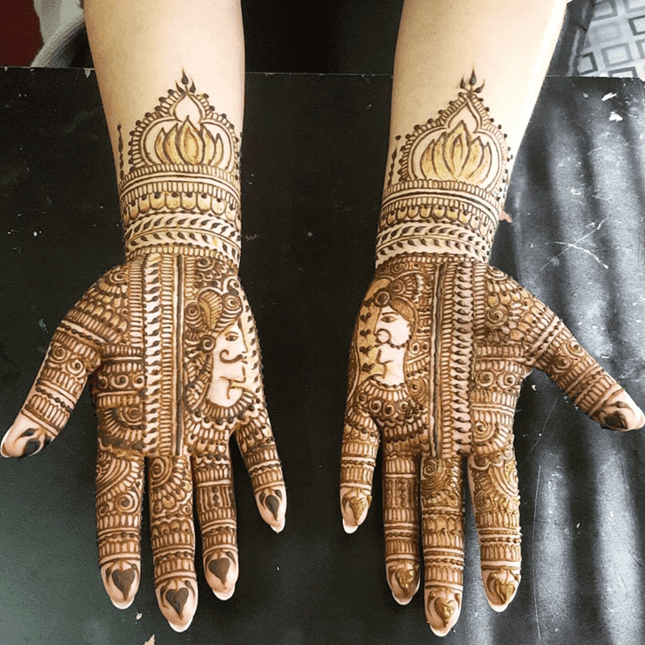 Bewitching Bombay Style Henna Design