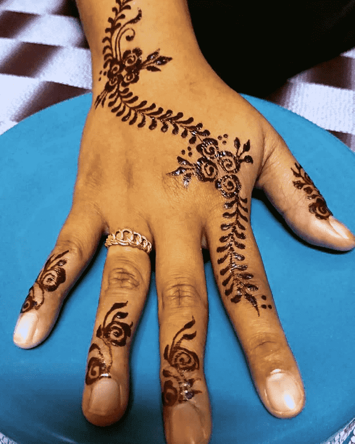 Charming Boston Henna Design