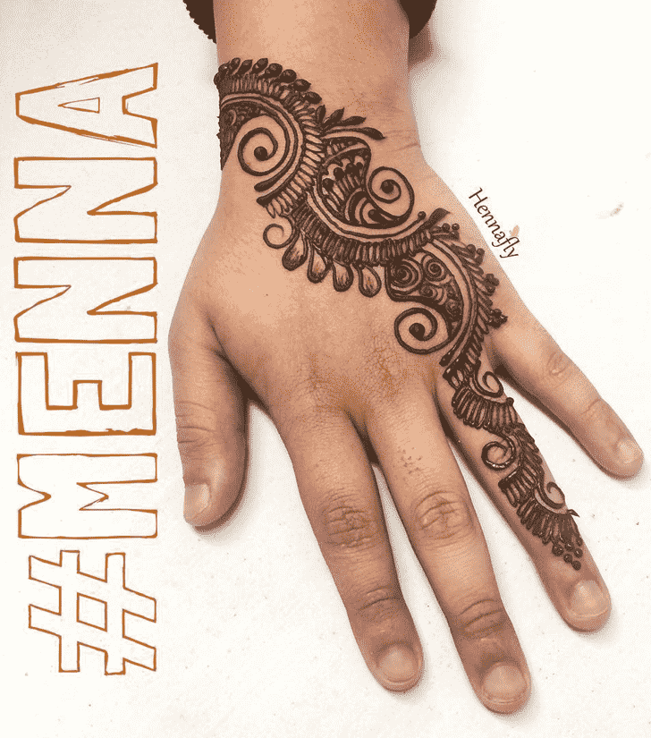 Arm Boys Henna Design