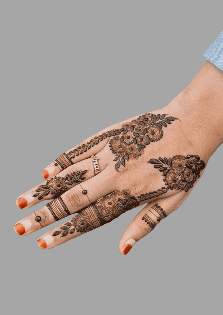 Alluring Brazil Henna Design