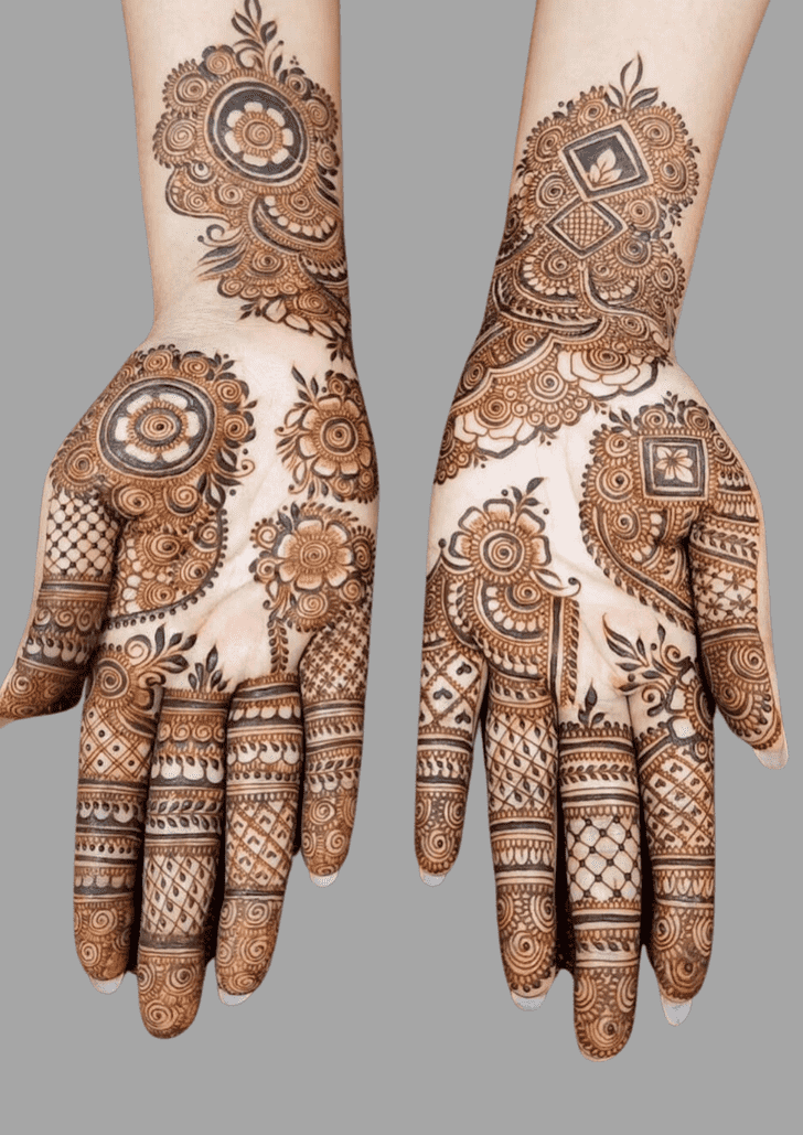 Comely Brazil Henna Design