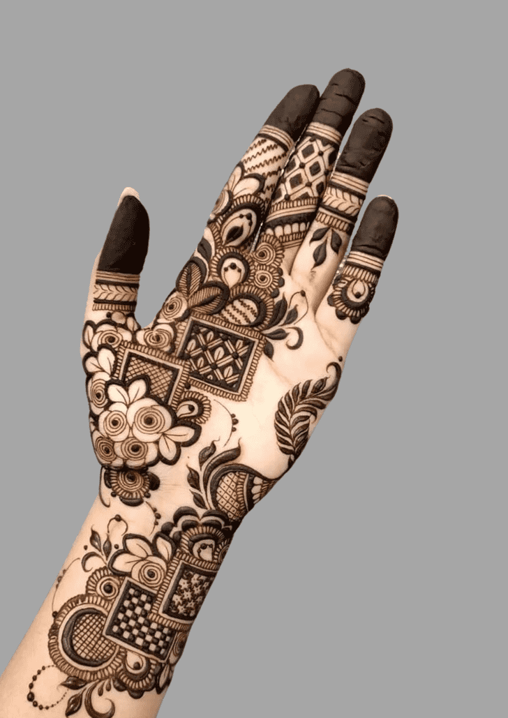 Enticing Brazil Henna Design