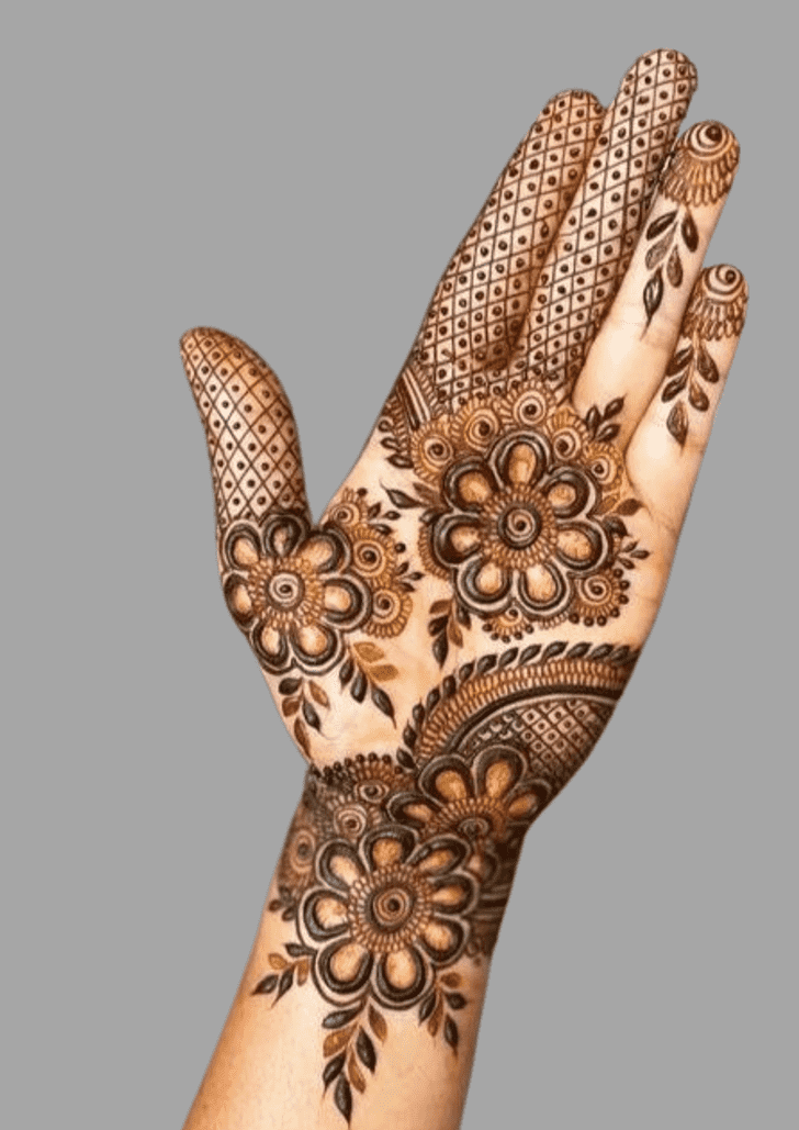 Fascinating Brazil Henna Design