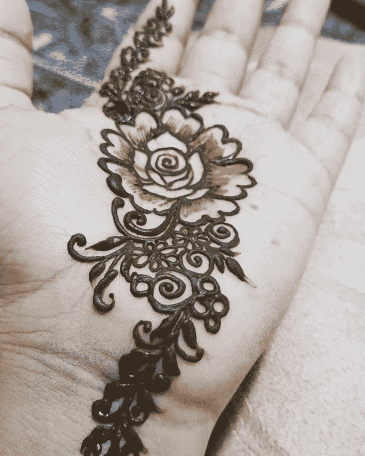 Captivating Bridal Henna Design