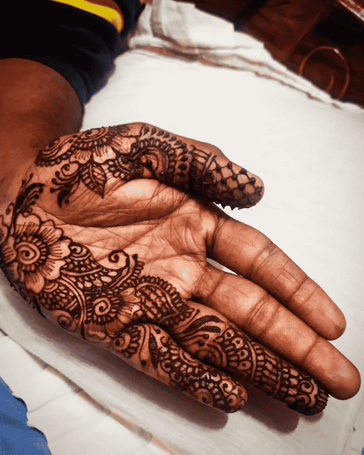 Classy Bridal Henna Design