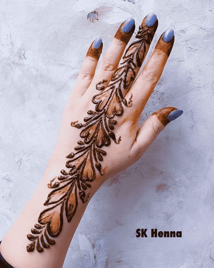 Arm Bridal Henna Design