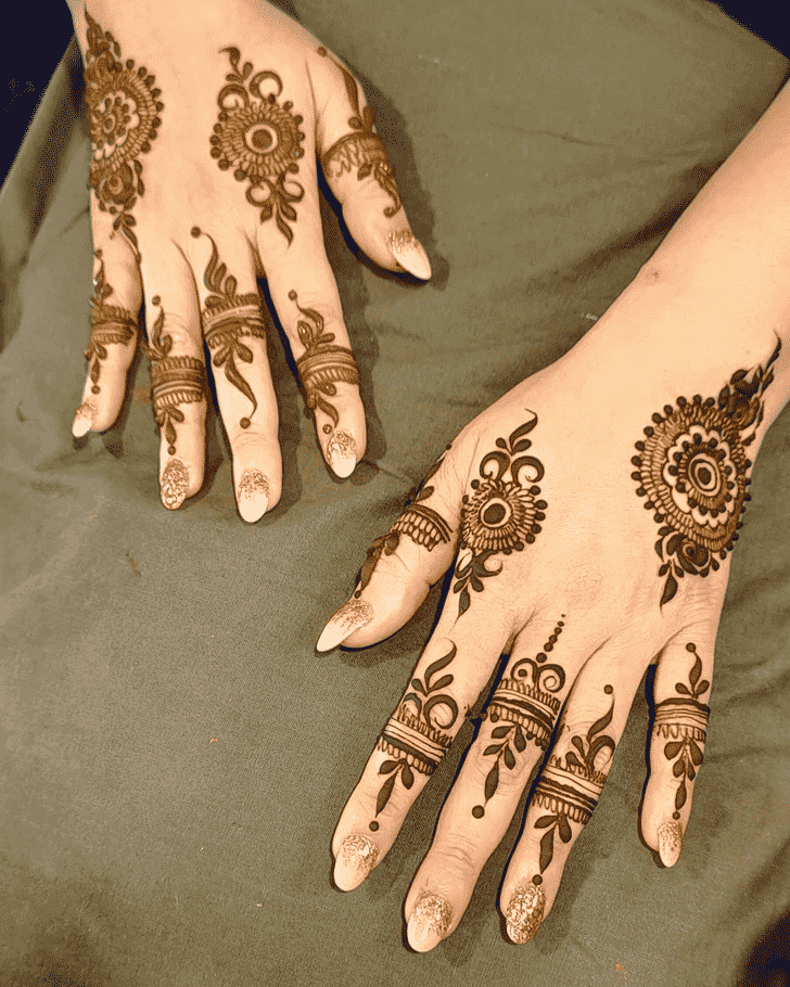 Fair Bridal Henna Design