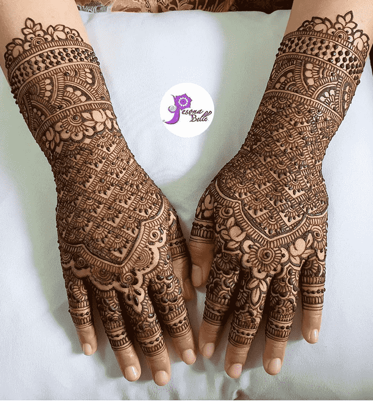 Grand Bridal Henna Design