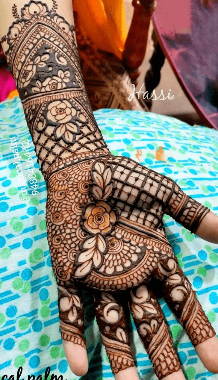 Marvelous Bride Henna Design