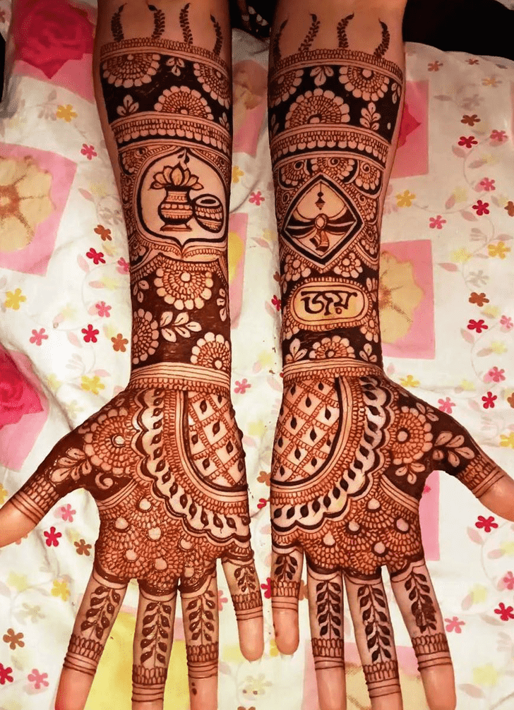 Stunning Bride Henna Design
