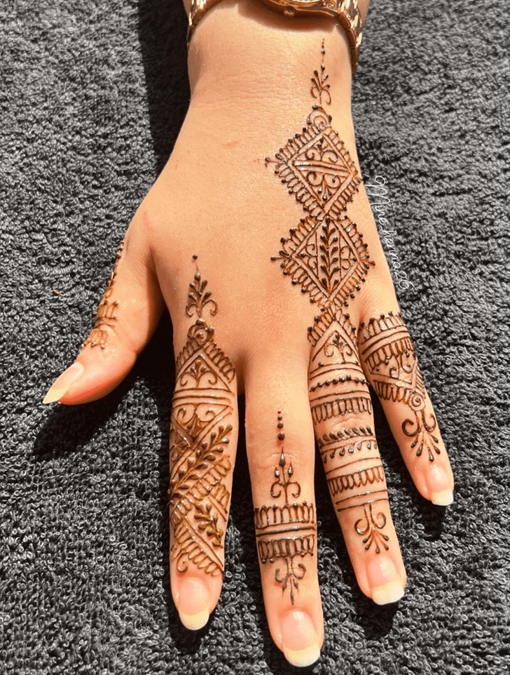 Fine California Henna Design