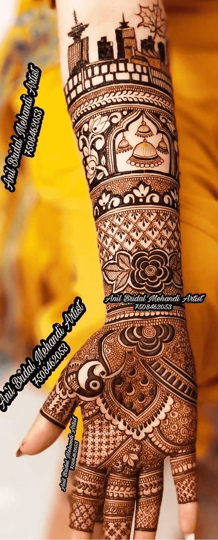 Appealing Celebrity Henna Design
