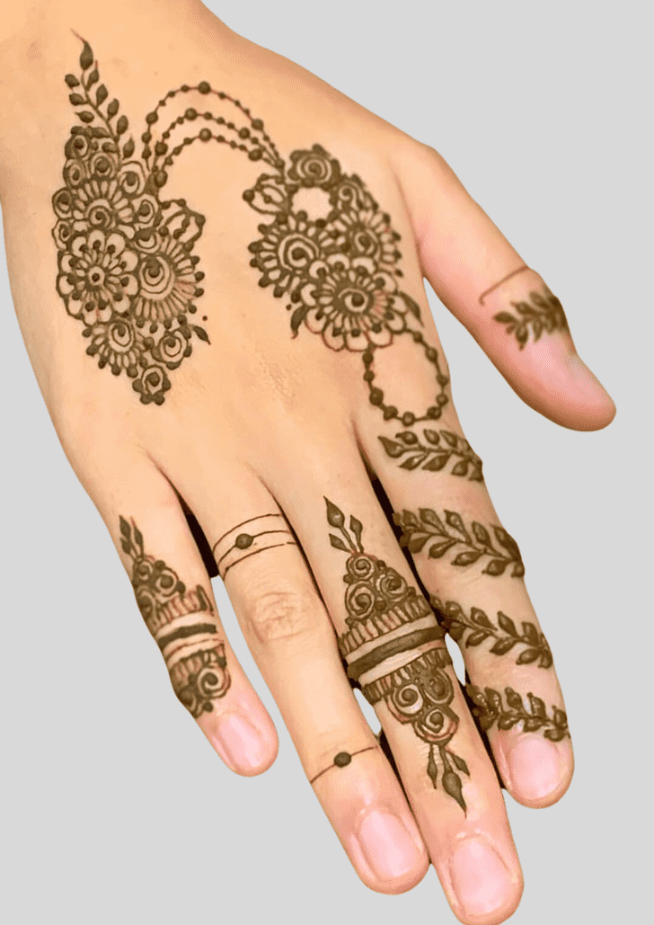 Magnetic Chile Henna Design
