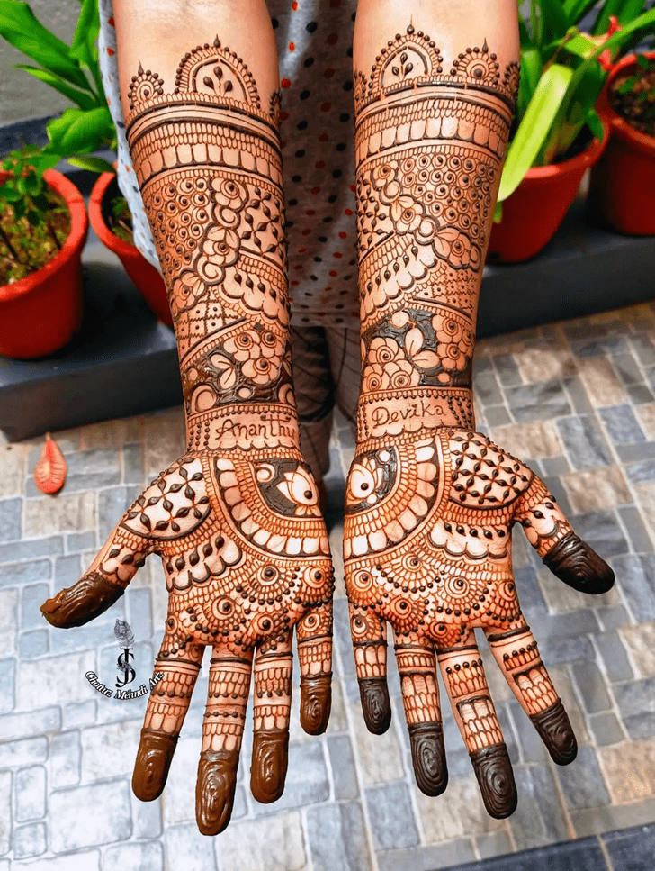 Good Looking Chinese Henna Design