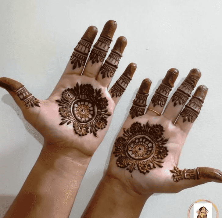 Awesome Circle Henna Design
