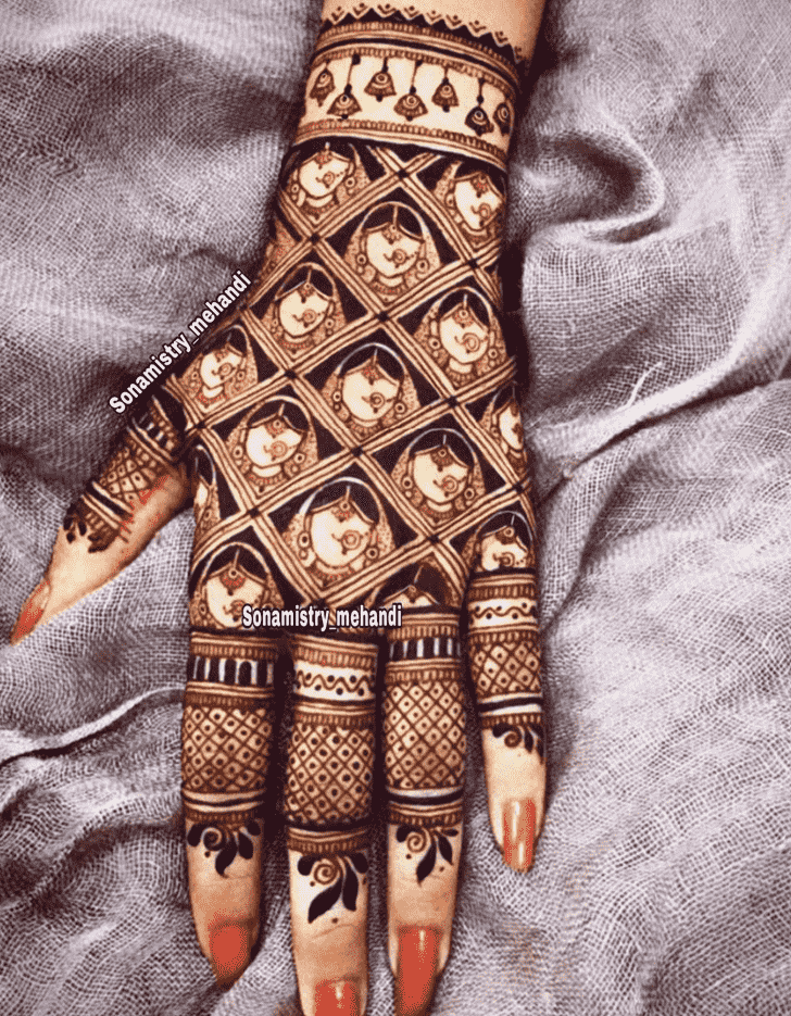 Radiant Coimbatore Henna Design