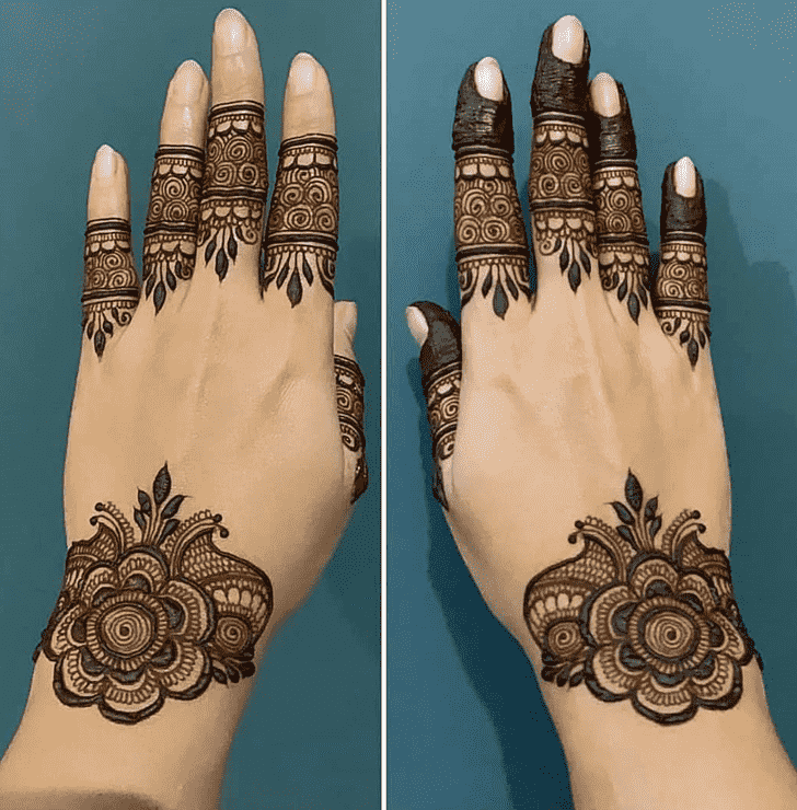 Charming Comilla Henna Design