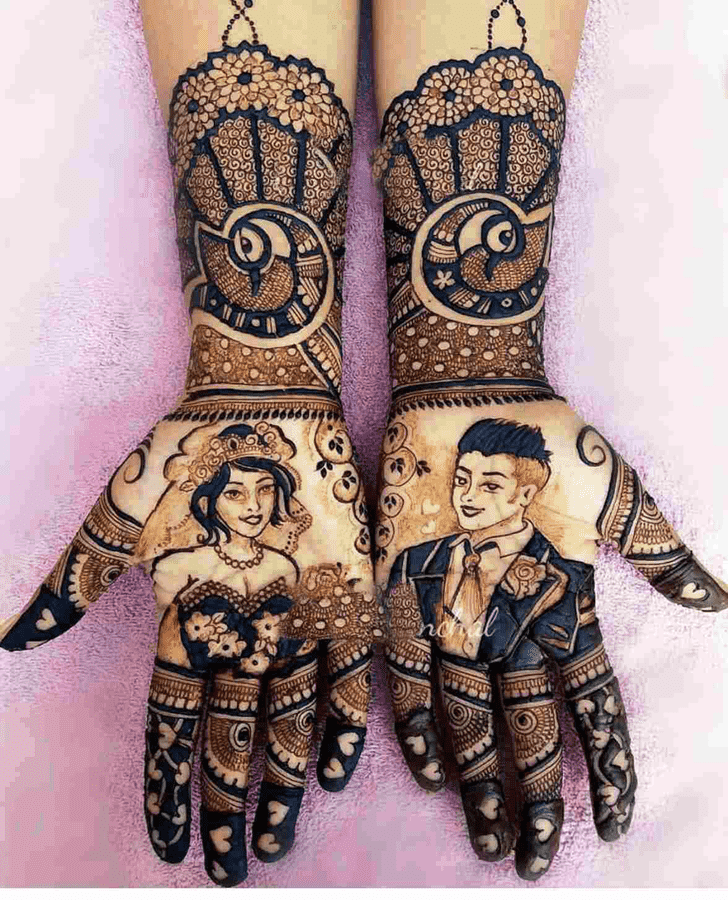 Arm Creative Henna Design