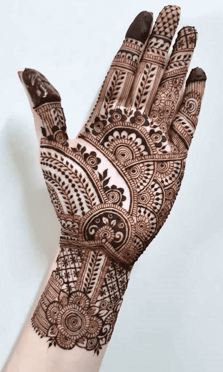 Elegant Creative Henna Design