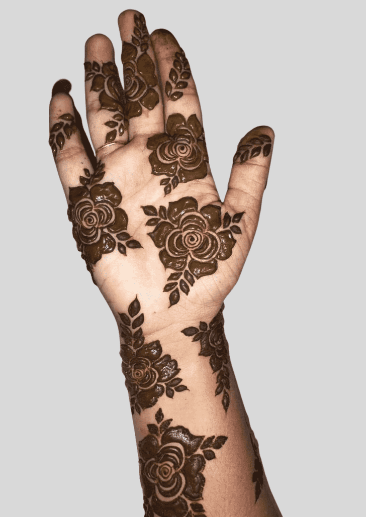 Appealing Cuba Henna Design